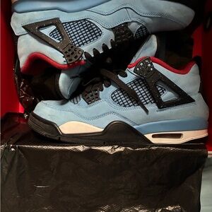 Travis Scott Blue and Red Men's Shoes